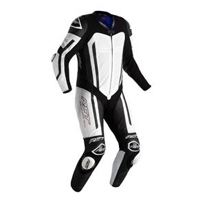 RST PRO SERIES AIRBAG CE 1-PC LEATHER SUIT [WHITE/BLACK]
